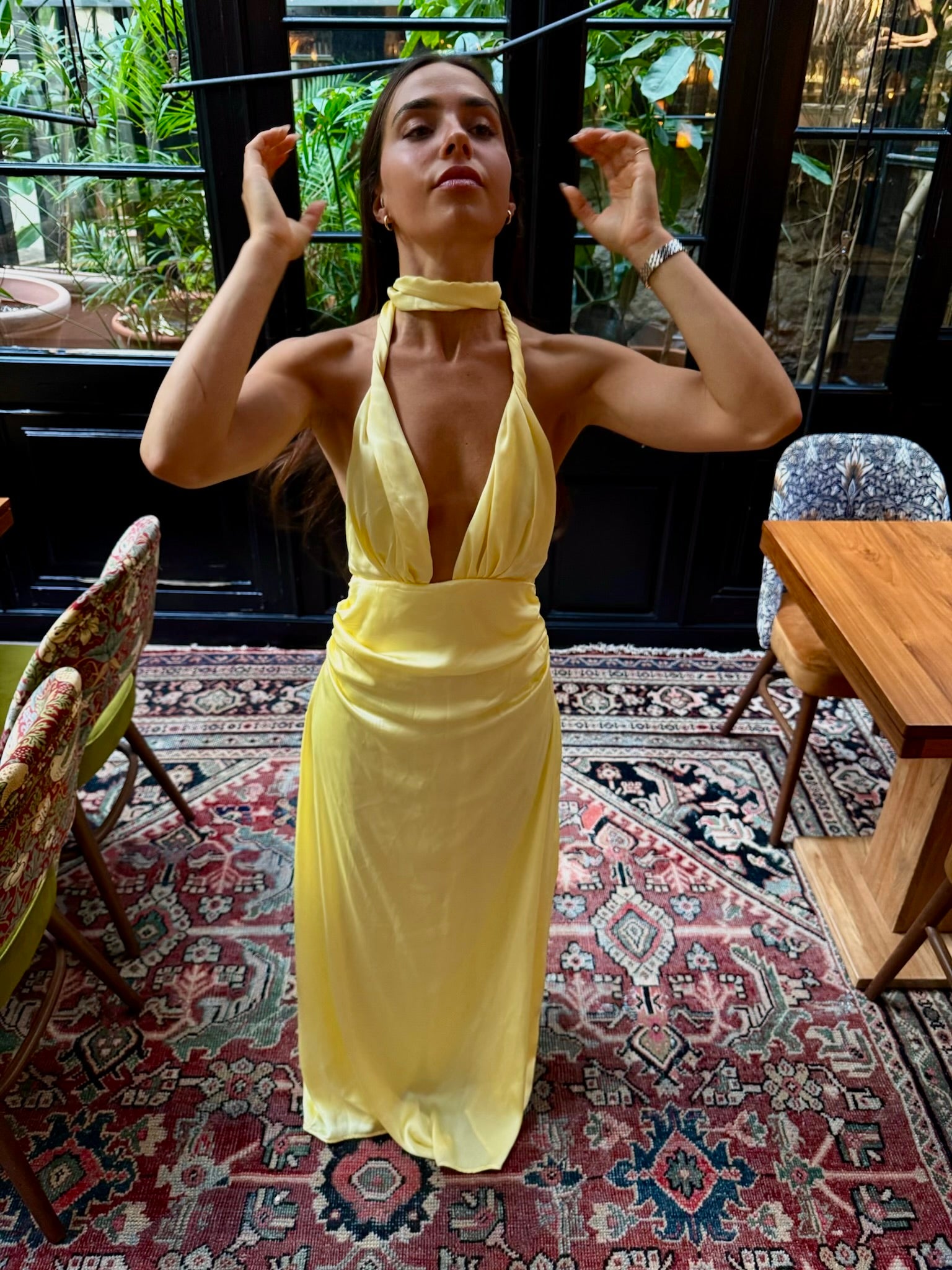 Vestido Nuria Amarillo