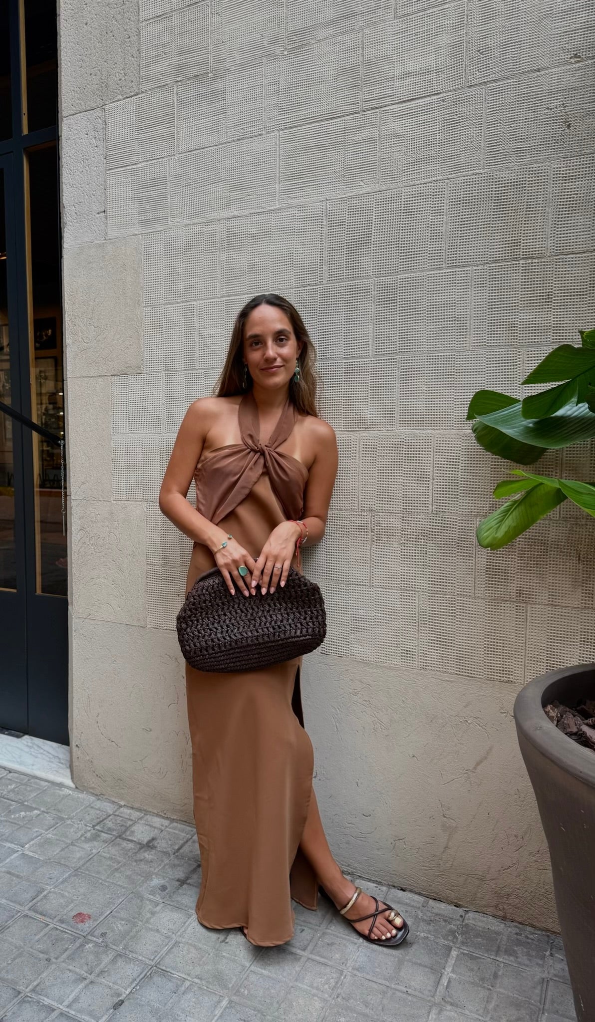 Vestido Alba Café
