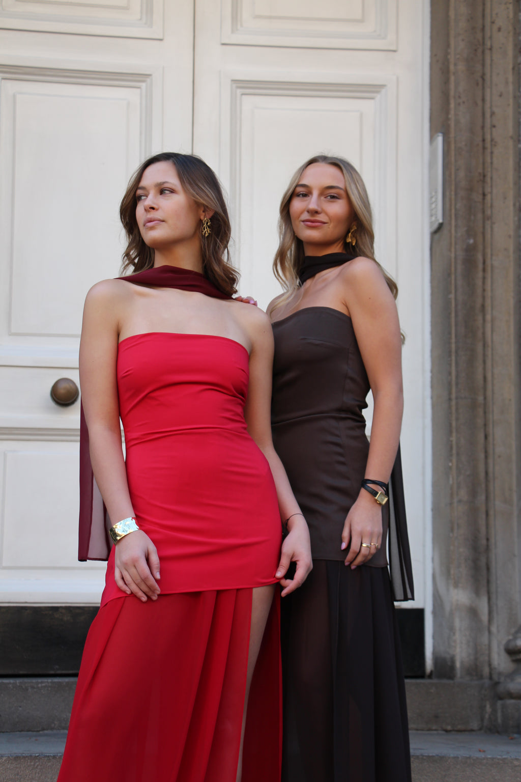 Vestido Gala Café
