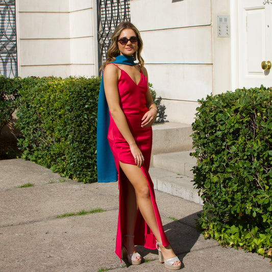 Vestido Jacinta Fucsia